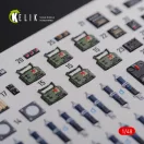 Kelik CH-47F interior 3D decals for Italeri kit 1:48 (K48093)