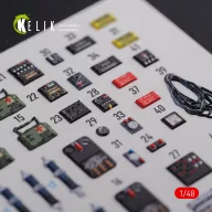   Kelik CH-47F interior 3D decals for Italeri kit 1:48 (K48093)
