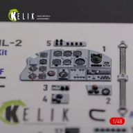   Kelik IL-2 Shturmovik interior 3D decals for Tamiya kit 1:48 (K48094)