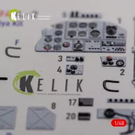   Kelik IL-2 Shturmovik interior 3D decals for Tamiya kit 1:48 (K48094)