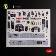   Kelik F-105G Thunderchief - interior 3D decals for HobbyBoss kit 1:48 (K48095)
