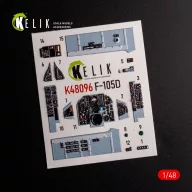   Kelik F-105D Thunderchief - interior 3D decals for HobbyBoss kit 1:48 (K48096)