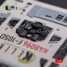 Kelik F-105D Thunderchief - interior 3D decals for HobbyBoss kit 1:48 (K48096)