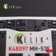   Kelik MH-53 Sea Dragon - interior 3D decals for Academy kit 1:48 (K48097)