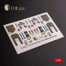 Kelik A-6A Intruder - interior 3D decals for HobbyBoss kit 1:48 (K48099)