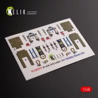   Kelik A-6A Intruder - interior 3D decals for HobbyBoss kit 1:48 (K48099)