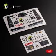   Kelik A-7A Corsair II - interior 3D decals for HobbyBoss kit 1:48 (K48100)