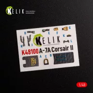   Kelik A-7A Corsair II - interior 3D decals for HobbyBoss kit 1:48 (K48100)