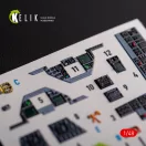 Kelik F-16A/C - interior 3D decals for Academy kit 1:48 (K48103)
