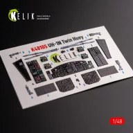   Kelik UH-1N Twin Huey - interior 3D decals for Zimi Model/KittyHawk kit 1:48 (K48105)