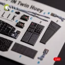 Kelik UH-1N Twin Huey - interior 3D decals for Zimi Model/KittyHawk kit 1:48 (K48105)