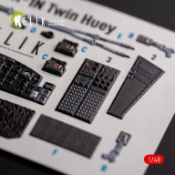   Kelik UH-1N Twin Huey - interior 3D decals for Zimi Model/KittyHawk kit 1:48 (K48105)
