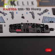   Kelik UH-1D Huey - interior 3D decals for Zimi Model/KittyHawk kit 1:48 (K48106)