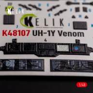   Kelik UH-1Y Venom - interior 3D decals for Zimi Model/KittyHawk kit 1:48 (K48107)