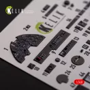 Kelik P-38F Lightning - interior 3D decals for Academy kit 1:48 (K48108)