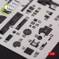   Kelik P-38F Lightning - interior 3D decals for Academy kit 1:48 (K48108)