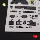 Kelik P-38F Lightning - interior 3D decals for Academy kit 1:48 (K48108)