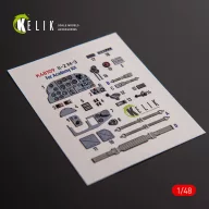   Kelik IL-2M3 - interior 3D decals for Academy/Accurate Miniatures kit 1:48 (K48109)