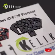   Kelik Gloster E28/39 Pioneer - interior 3D decals for ClearProp kit 1:48 (K48110)