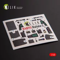   Kelik Rafale C - interior 3D decals for Academy/Revell kit 1:48 (K48111)