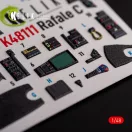 Kelik Rafale C - interior 3D decals for Academy/Revell kit 1:48 (K48111)