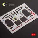 Kelik UH-60A Black Hawk - Type 1 interior 3D decals for ICM kit 1:48 (K48113)