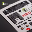 Kelik UH-60A Black Hawk - Type 1 interior 3D decals for ICM kit 1:48 (K48113)