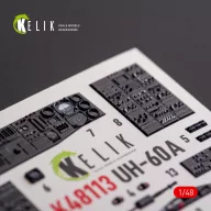   Kelik UH-60A Black Hawk - Type 1 interior 3D decals for ICM kit 1:48 (K48113)