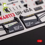   Kelik UH-60A Black Hawk - Type 1 interior 3D decals for ICM kit 1:48 (K48113)