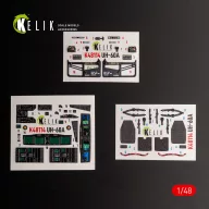   Kelik UH-60A Black Hawk - Type 2 Defence Intelligence of Ukraine interior 3D decals for ICM kit 1:48 (K48114)