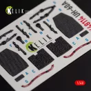 Kelik UH-60A Black Hawk - Type 2 Defence Intelligence of Ukraine interior 3D decals for ICM kit 1:48 (K48114)