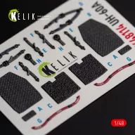   Kelik UH-60A Black Hawk - Type 2 Defence Intelligence of Ukraine interior 3D decals for ICM kit 1:48 (K48114)