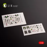   Kelik Jas-39 B/D - interior 3D decals for Zimi Model/KittyHawk kit kit 1:48 (K48119)