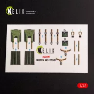   Kelik Jas-39 B/D - interior 3D decals for Zimi Model/KittyHawk kit kit 1:48 (K48119)