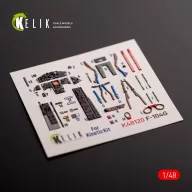   Kelik F-104G - interior 3D decals for Kinetic kit 1:48 (K48120)