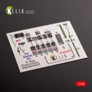 Kelik F-104 series Electrical Equipment - interior 3D decals for Kinetic kit 1:48 (K48121)