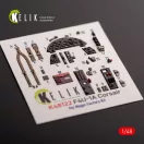Kelik F4U-1A Corsair - interior 3D decals for Magic Factory kit 1:48 (K48122)