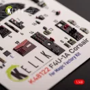 Kelik F4U-1A Corsair - interior 3D decals for Magic Factory kit 1:48 (K48122)