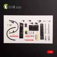   Kelik FJ-2 - interior 3D decals for Italeri kit 1:48 (K48123)