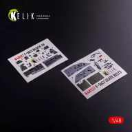   Kelik F-16CJ - interior 3D decals for Tamiya kit 1:48 (K48127)