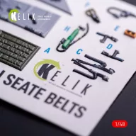   Kelik F-16CJ - interior 3D decals for Tamiya kit 1:48 (K48127)