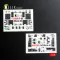Kelik F-16F Block 60 - interior 3D decals for Hasegawa kit 1:48 (K48128)