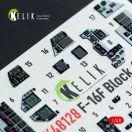 Kelik F-16F Block 60 - interior 3D decals for Hasegawa kit 1:48 (K48128)