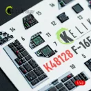Kelik F-16F Block 60 - interior 3D decals for Hasegawa kit 1:48 (K48128)