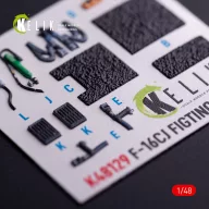   Kelik F-16CJ - interior 3D decals for Hasegawa kit 1:48 (K48129)