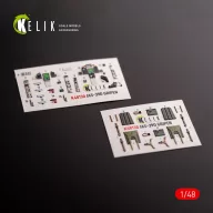   Kelik Jas-39 D - interior 3D decals for Italeri kit 1:48 (K48130)