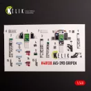 Kelik Jas-39 D - interior 3D decals for Italeri kit 1:48 (K48130)