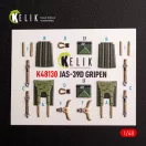 Kelik Jas-39 D - interior 3D decals for Italeri kit 1:48 (K48130)
