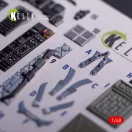 Kelik A-10A - interior 3D decals for Tamiya kit 1:48 (K48132)