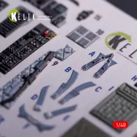   Kelik A-10A - interior 3D decals for Tamiya kit 1:48 (K48132)
